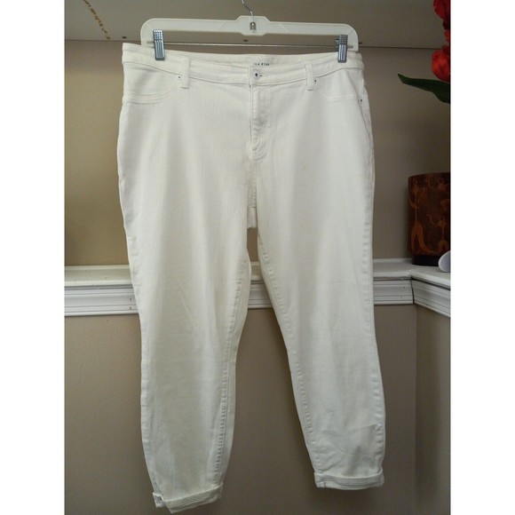 Lila‎ Ryan Dorianna White  Jeggings Jeans Size 16W - Picture 1 of 8